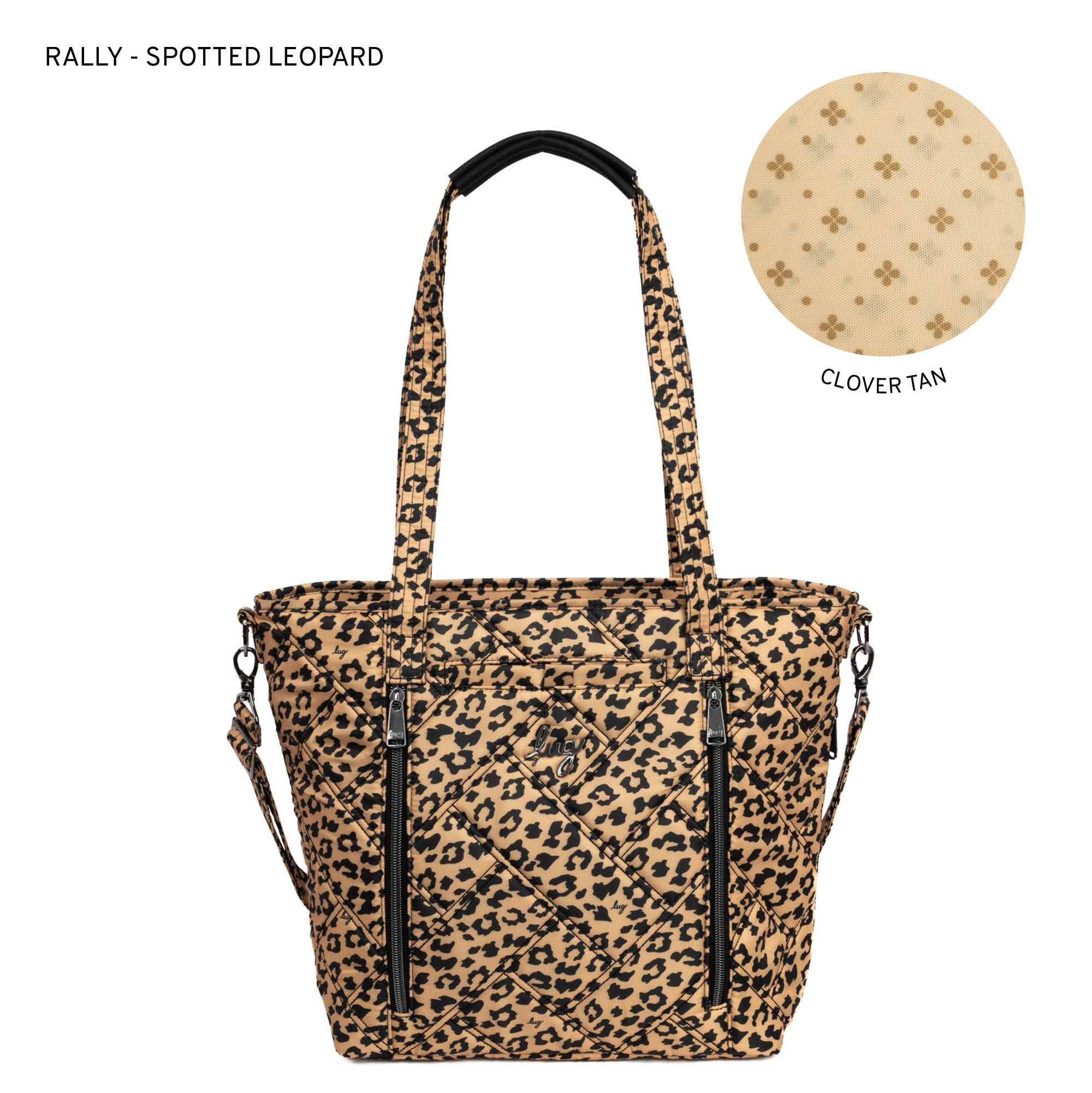 Rally Tote Bag - SPOTTED LEOPARD - Rally_SpottedLeopard_LL
